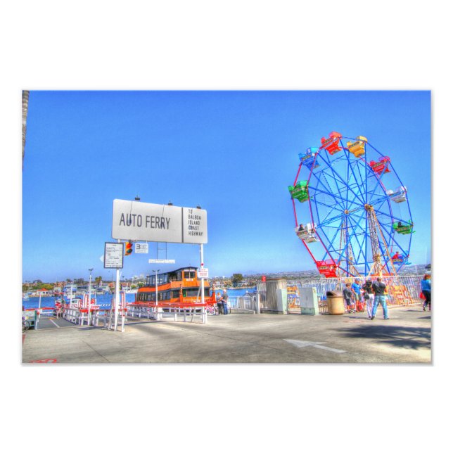 Impression Photo Balboa Fun Zone " Ferris Wheel (Devant)