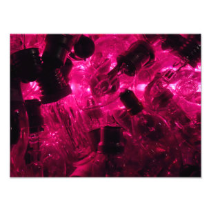 IMPRESSION PHOTO BALLES LUMINEUSES À MAGENTA