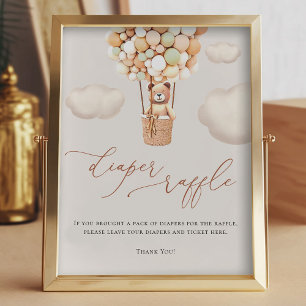 Impression Photo Ballons d'ours Diaper Signe Raffin