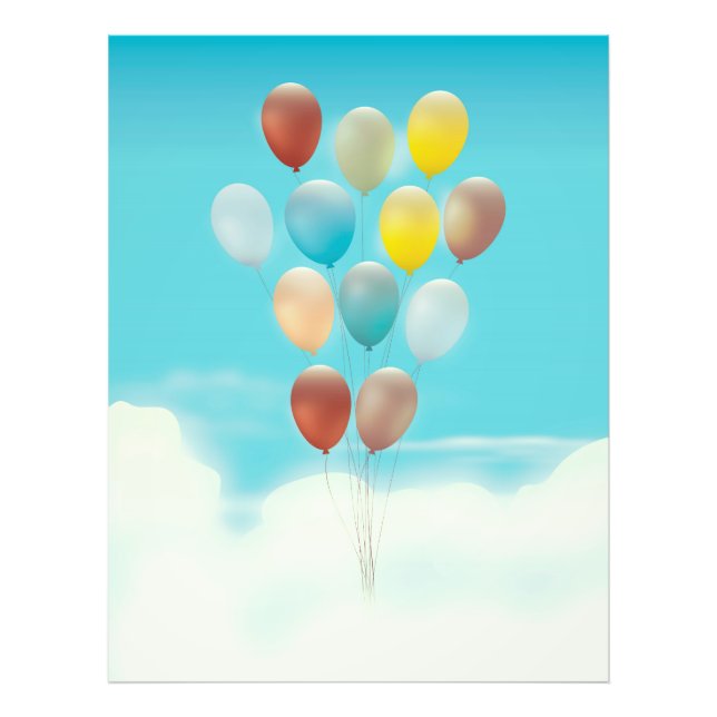 Impression Photo Ballons flottants vintages (Devant)