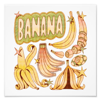 Impression Photo Banane / Illustration de banane