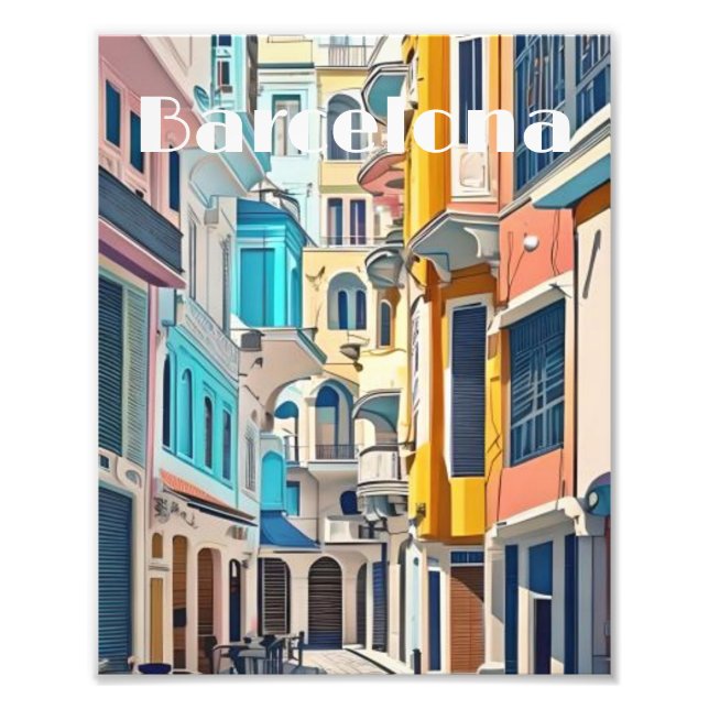 Impression Photo Barcelone Espagne (Devant)