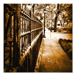 Impression Photo Barrière de commerçant de tissus