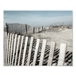 Impression Photo Barrière de plage