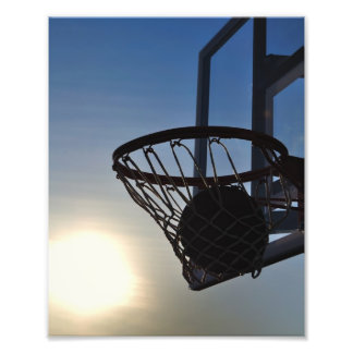 Impression Photo Basket-Ball Et Basket-Ball