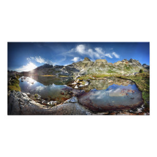 Impression Photo Bassin supérieur du lac Ediza sous les Minarets -