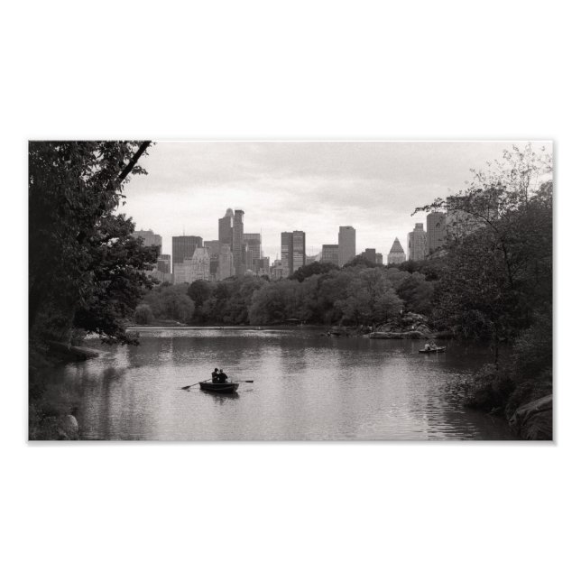 Impression Photo Bateau à Central Park NYC (Imprimer) (Devant)