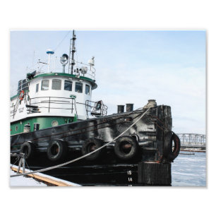 Impression Photo Bateau à moteur à Icy Water de Sturgeon Bay
