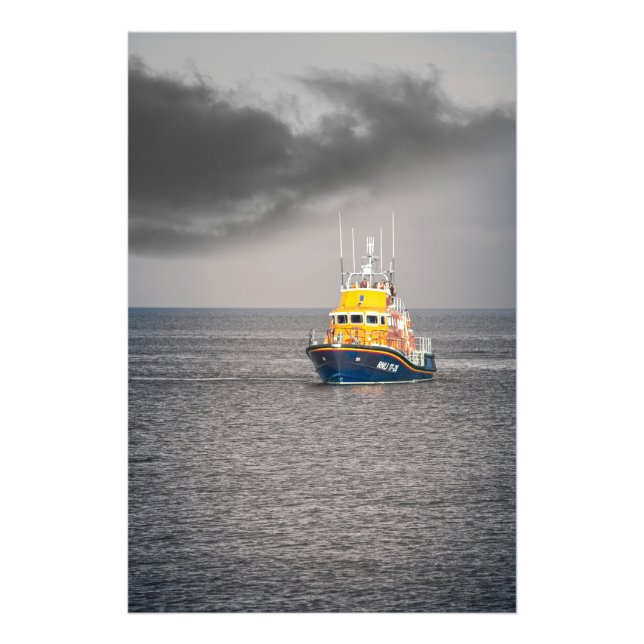Impression Photo Bateau de sauvetage RNLI (Devant)