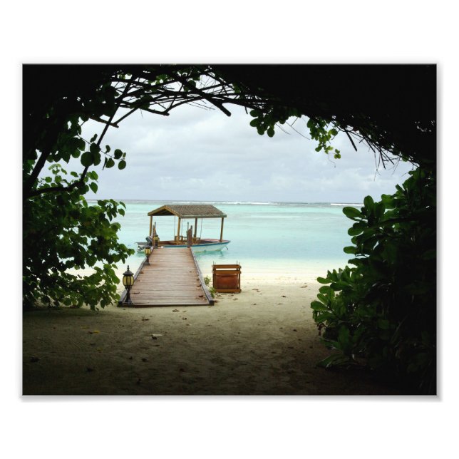 Impression Photo Bateau insulaire des Maldives (Devant)