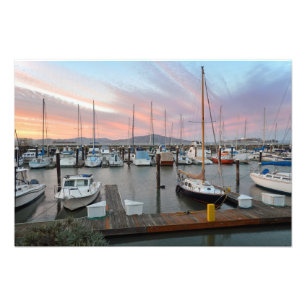 Impression Photo Bateaux à la marina
