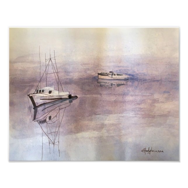 Impression Photo BATEAUX DU PORT DE MISTY Imprimer (Devant)
