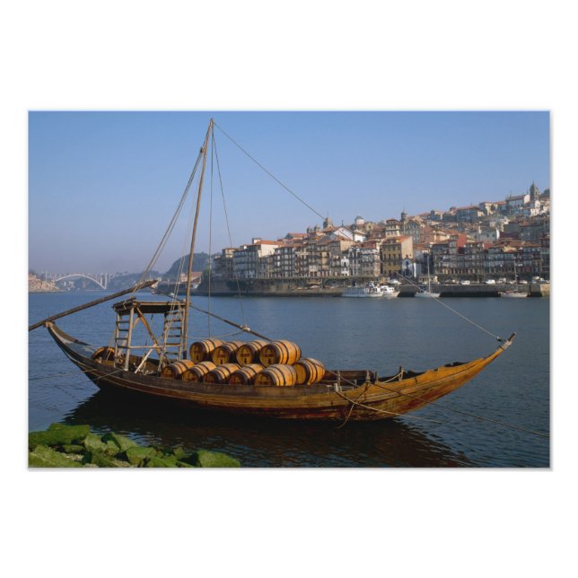Impression Photo Bateaux Rabelo, Porto, Portugal (Devant)