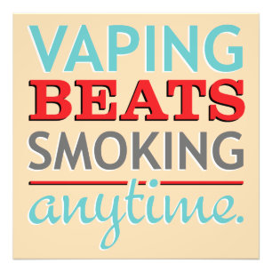 Impression Photo Battements de Vaping fumant n'importe quand