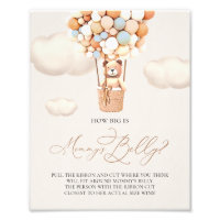 Bear Balloons - Quelle taille a le ventre de maman