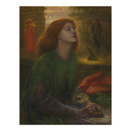 Impression Photo Beata Beatrix par Dante Gabriel Rossetti