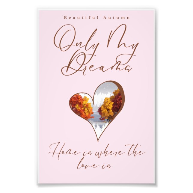 Impression Photo Beau automne (Devant)