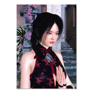 Impression Photo Beauté asiatique