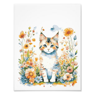 Impression Photo Bébé chat mignon