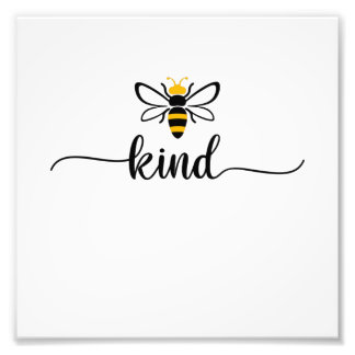 Impression Photo Bee kind anti bullying be kind orange