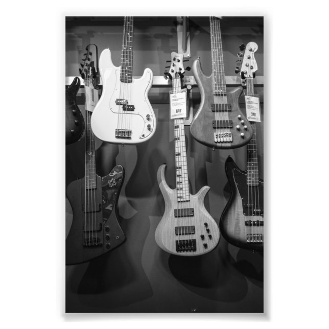Impression Photo Belle Basse Guitare (Devant)