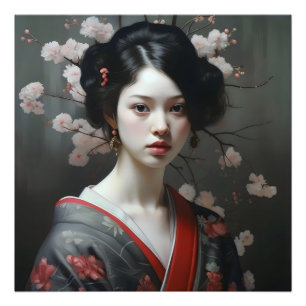 Impression Photo Belles fleurs de Geisha