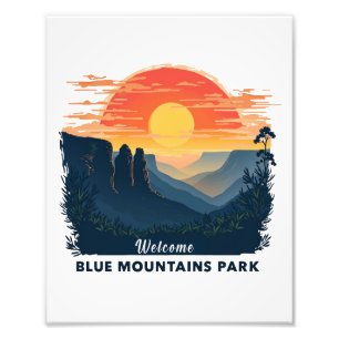 Impression Photo Bienvenue à Blue Mountains National Australian Par