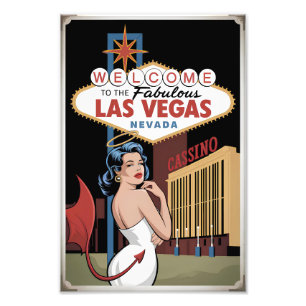 Impression Photo Bienvenue au fabuleux Las Vegas Nevada
