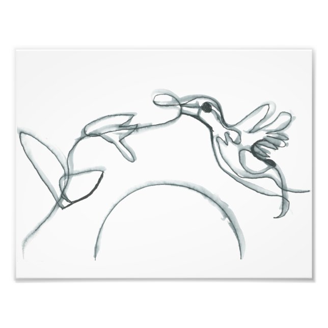 Impression Photo Black Hummingbird (Devant)