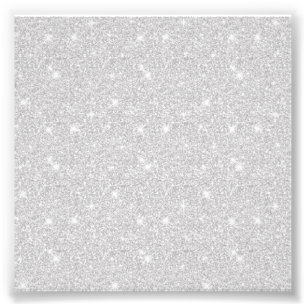 Impression Photo Blanc étincelant couleur argentée Joyeux Noël