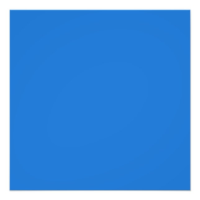 Impression Photo Bleu bleu marine brillant (couleur solide) (Devant)