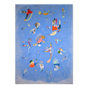 Impression Photo Bleu ciel   Kandinsky  