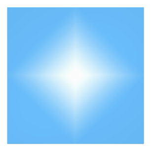 Impression Photo Bleu clair brillant