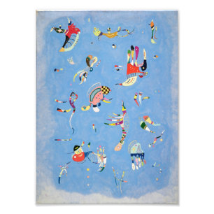Impression Photo Bleu de ciel de Kandinsky