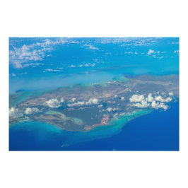 Impression Photo Bleu tropical Caraïbes et île