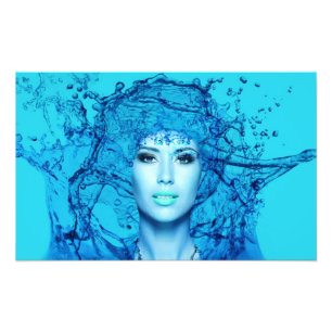 Impression Photo Blue Mermaid