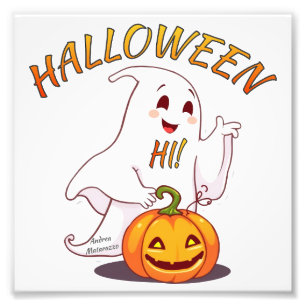 Impression Photo Bonjour ! Halloween