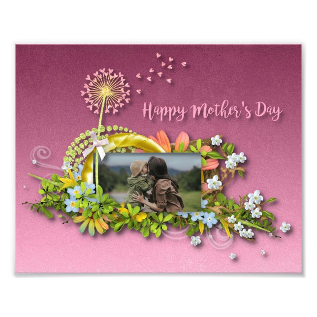 Impression Photo Bonne fête des mères (Devant)