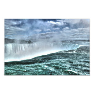 Impression Photo Bord de chutes du Niagara
