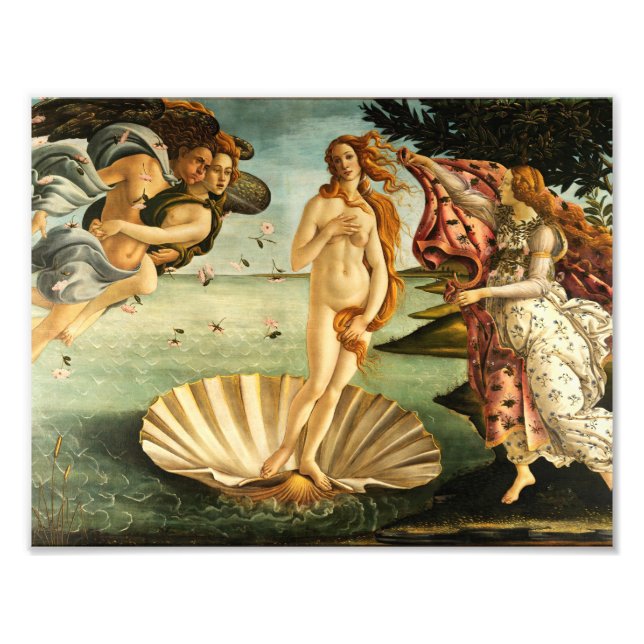 Impression Photo Botticelli Naissance De Vénus Renaissance Art Vint (Devant)