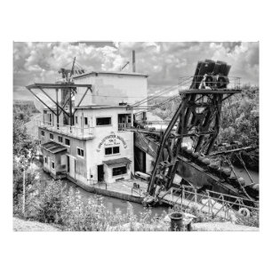 Impression Photo Bouée Gold Dredge No 8 - Alaska