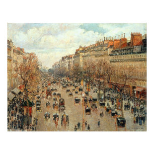 Impression Photo Boulevard Montmartre-Eremitage Camille Pissarro