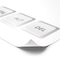 Boutons clavier ALT DEL CTRL de SlipperyJoe geek h
