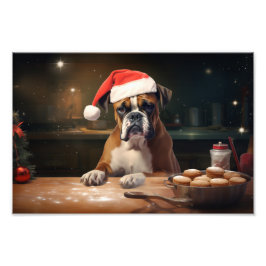 Impression Photo Boxer Christmas Cookies Festive Festive