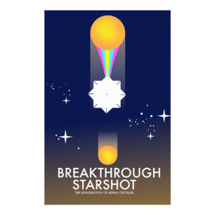 Impression Photo Breakthrough Starshot Rétro Art Spatial
