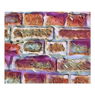 IMPRESSION PHOTO BRICK WALL