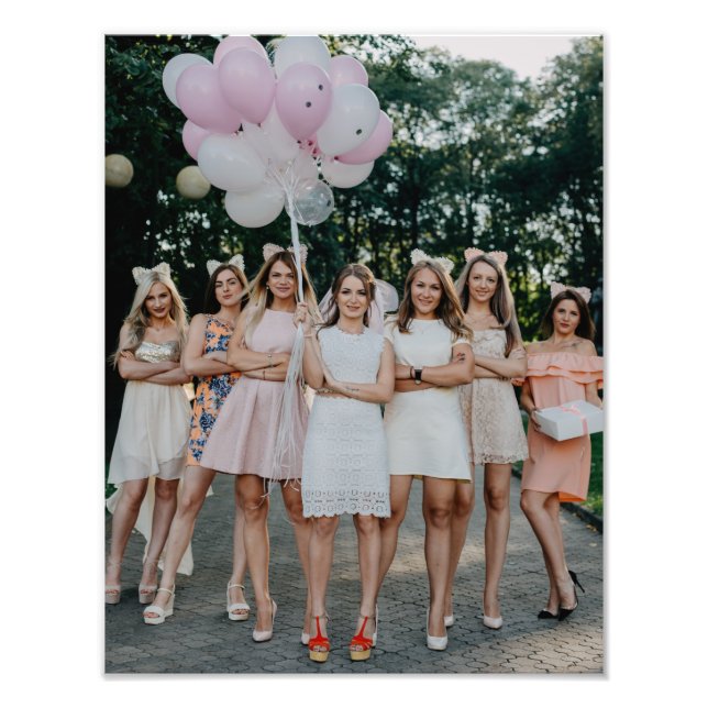 Impression Photo Bride's Besties Mariage Bridesmaids do-it-yourself (Devant)