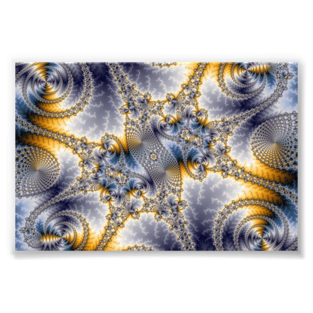 Impression Photo Bridge Network - Mandelbrot Fractal Art (Devant)