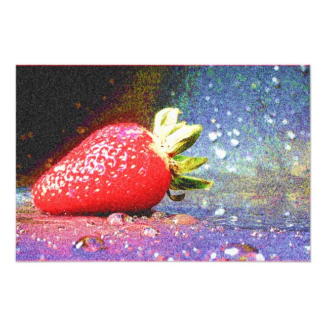 Impression Photo "Bright Strawberry" jolie photo. Commandez dès mai (Devant)