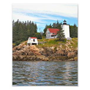Impression Photo Brûlé Porte-manteaux Phare Maine Imprimer